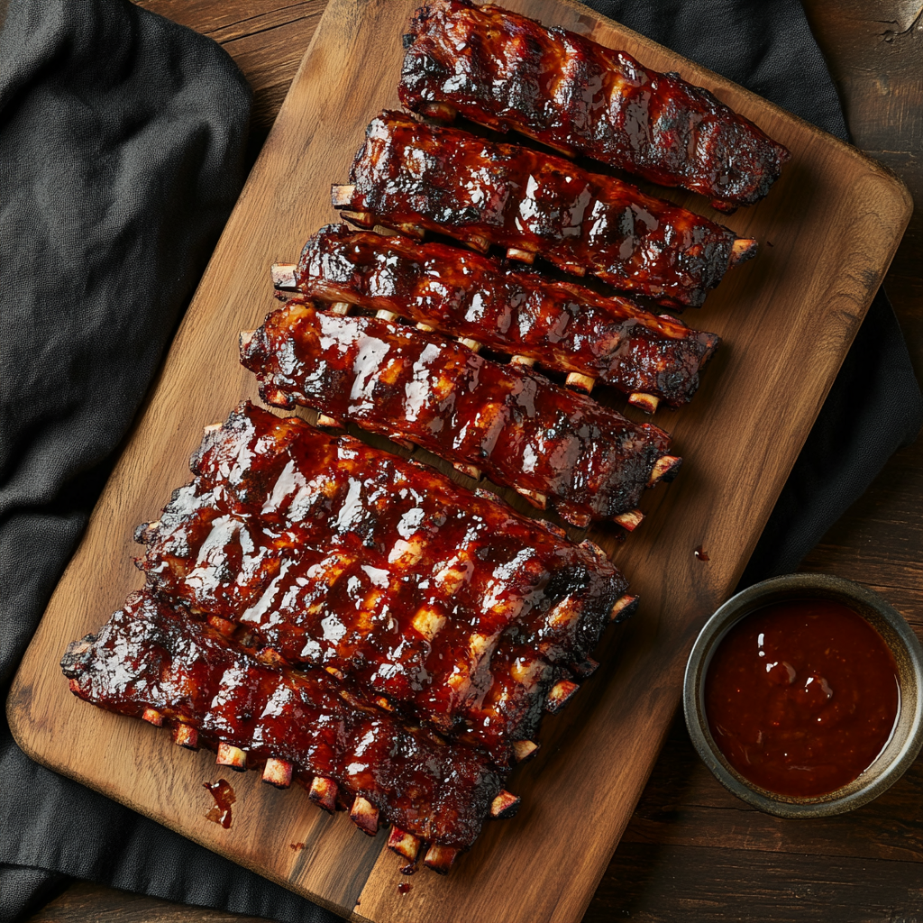 BULK BUY - 6 HOUR SMOKED MEATY PORK RIBS / BABY BACK RIBS