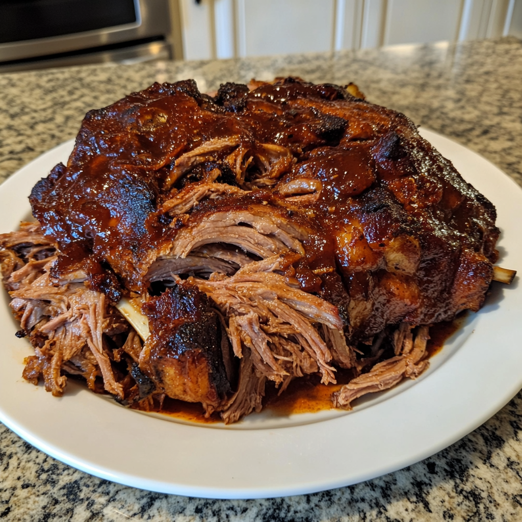 12 HOUR OAK SMOKED PULLED PORK