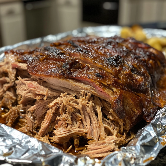 12 HOUR OAK SMOKED PULLED PORK